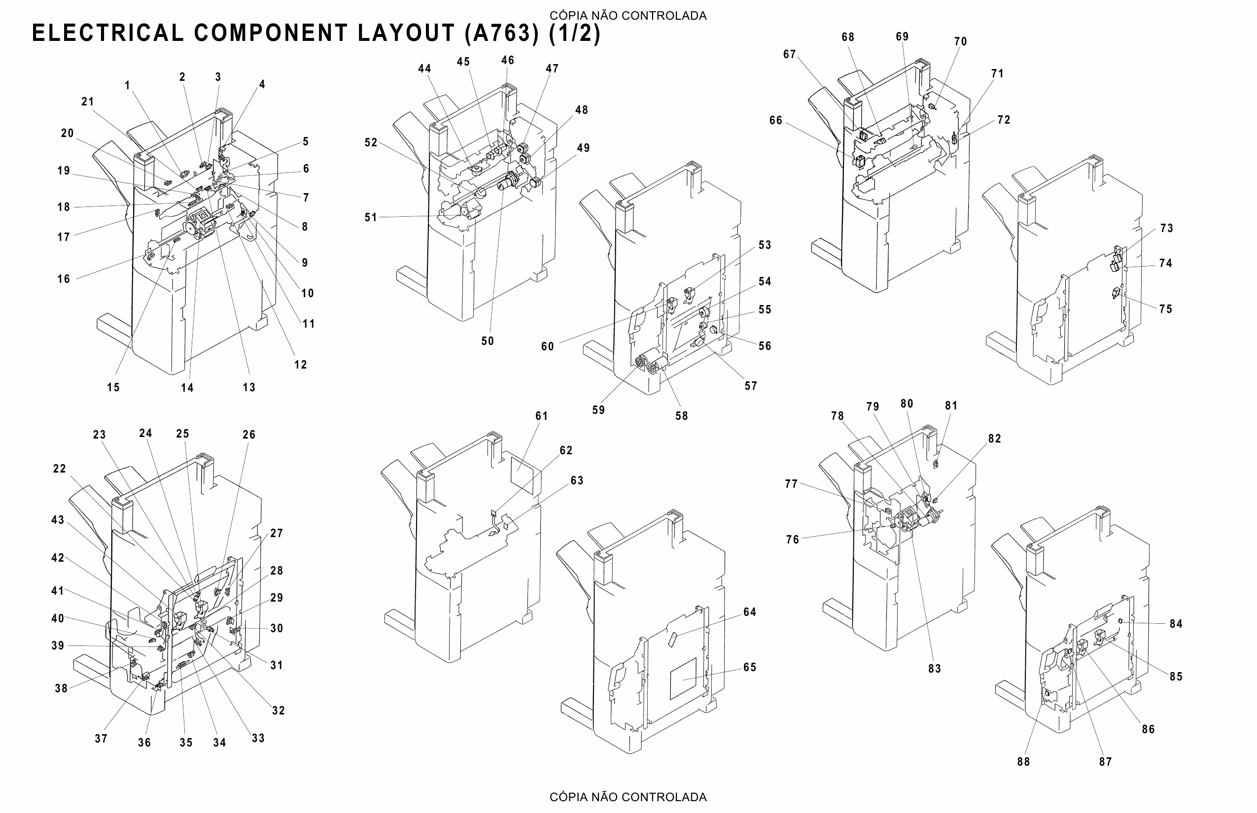 RICOH Aficio 551 551P 700 700P 1055 A292 A293 G594 B098 Circuit Diagram-5